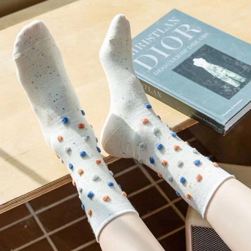 Chaussettes Décontractées À Pois