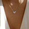 Collier Pendentif Coeur Bohème