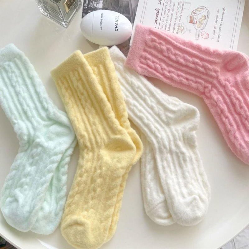 Chaussettes Chaudes En Peluche