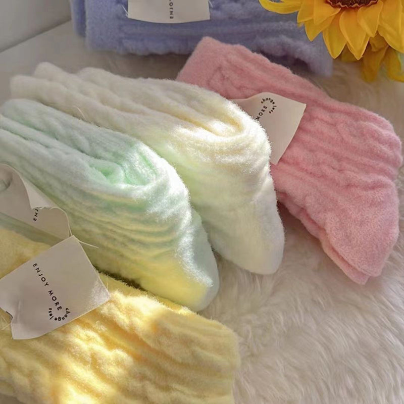 Chaussettes Chaudes En Peluche