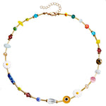 Collier De Perles Colorées Bohème