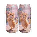 Chaussettes Décontractées À Imprimé Animal