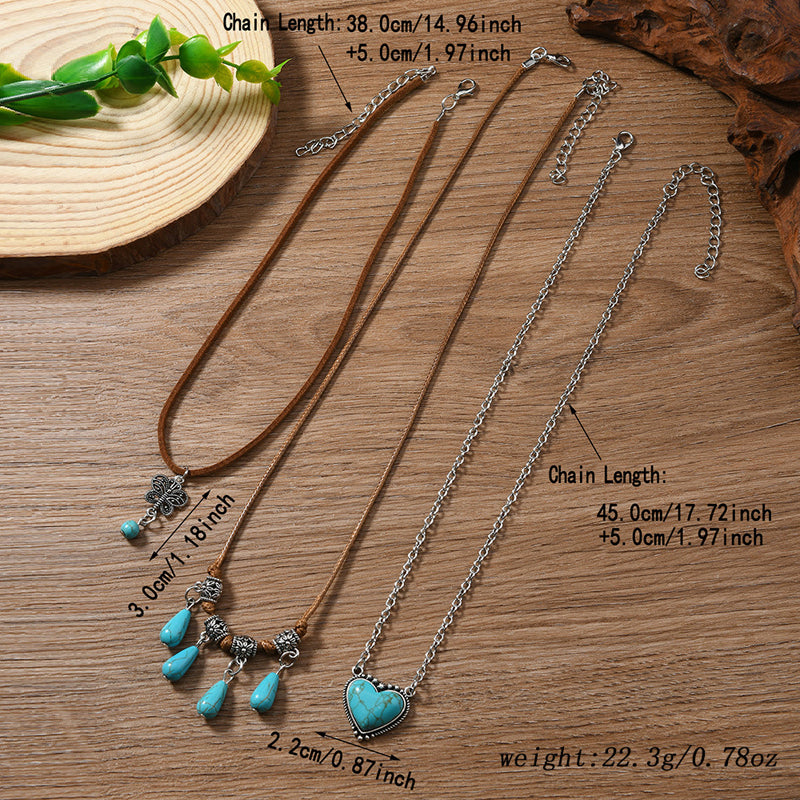 Collier Pendentif Bohème Vintage