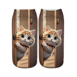 Chaussettes Décontractées À Imprimé Animal