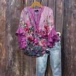Blouse Vintage Décontracté