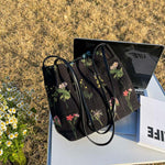 Sac Vintage Brodé De Fleurs