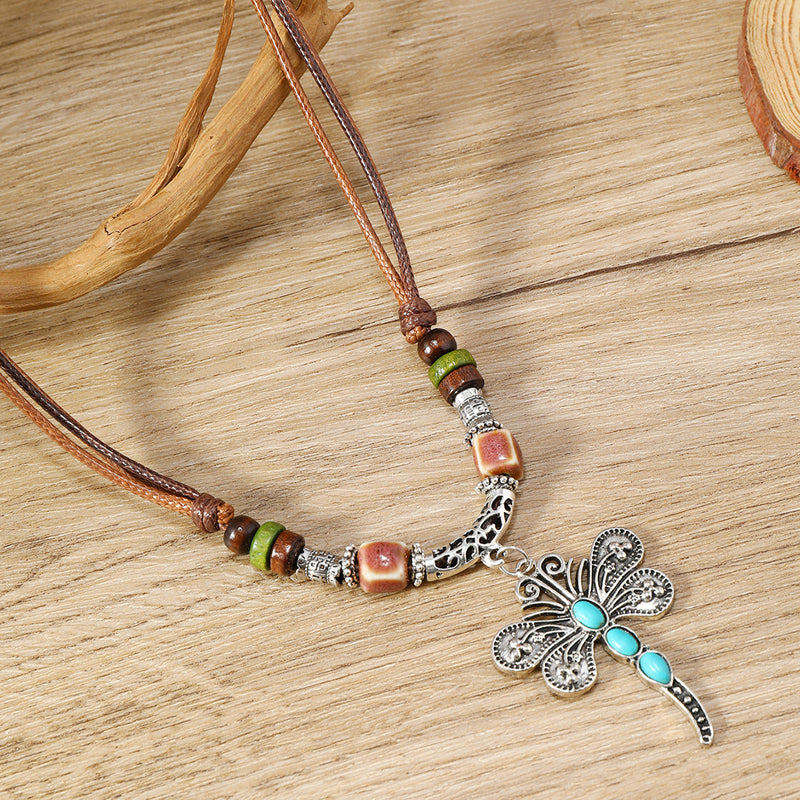 Collier Pendentif Bohème Vintage
