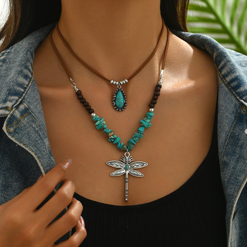 Collier Pendentif Bohème Vintage
