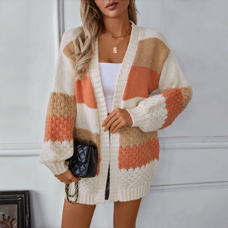 Cardigan Tricoté Décontracté