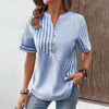 Blouse Rayée Décontractée