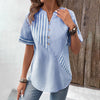 Blouse Rayée Décontractée