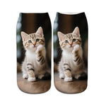Chaussettes Décontractées À Imprimé Animal