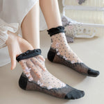 Chaussettes Fleuries Respirantes