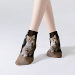 Chaussettes Décontractées À Imprimé Animal