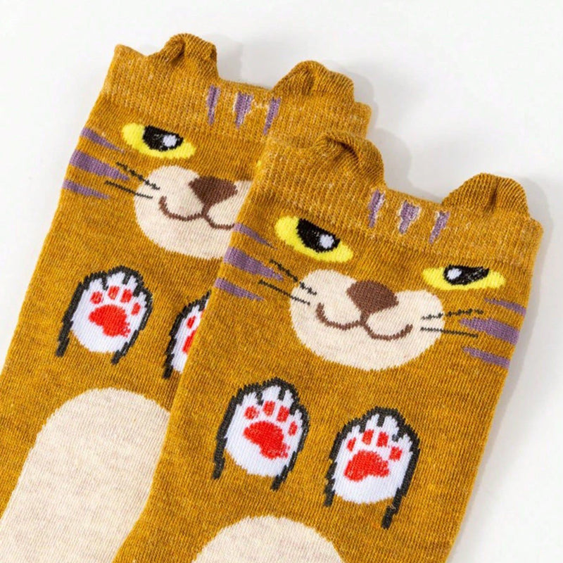 Chaussettes De Chat De Dessin Animé