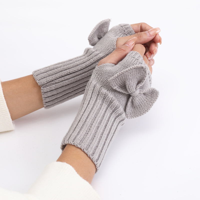 Gants Chauds De Couleur Unie