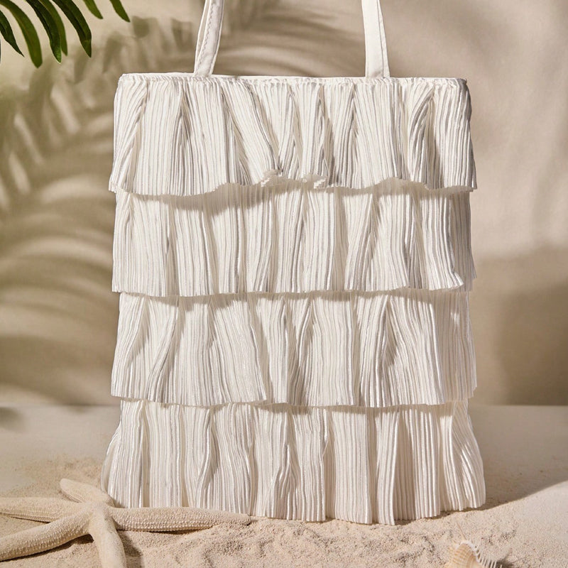 Sac Élégant De Couleur Unie