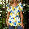 Blouse À Imprimé Floral Vintage