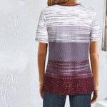 Blouse Dégradée Décontractée