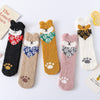 Chaussettes En Peluche Chien De Dessin Animé