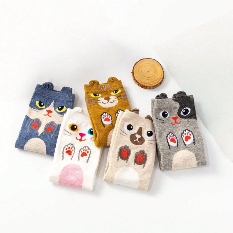 Chaussettes De Chat De Dessin Animé