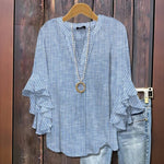 Blouse Rayée Décontractée