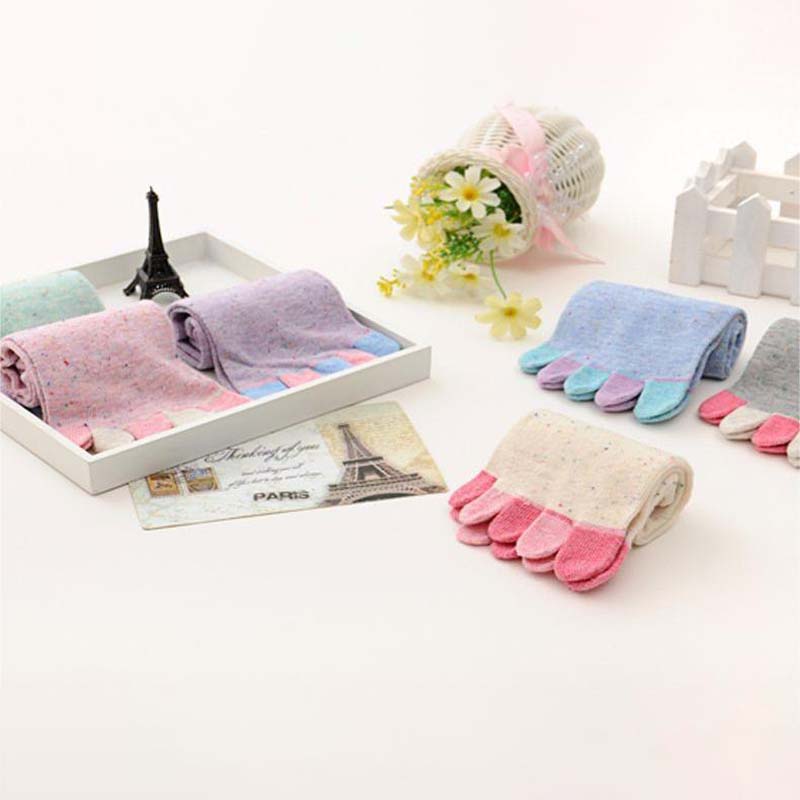 Chaussettes Décontractées À 5 Doigts