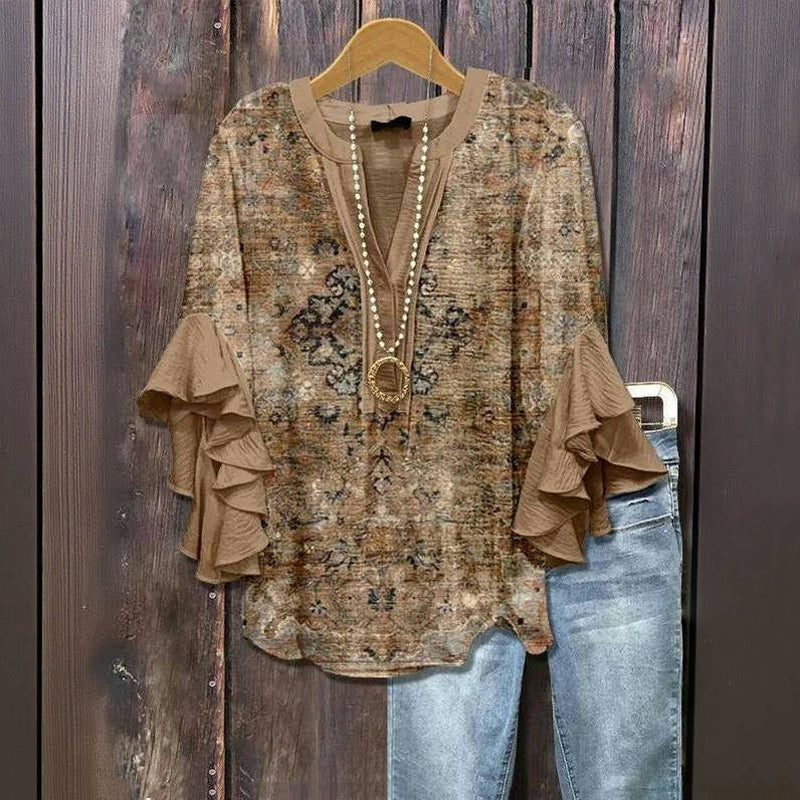 Blouse Vintage Décontracté