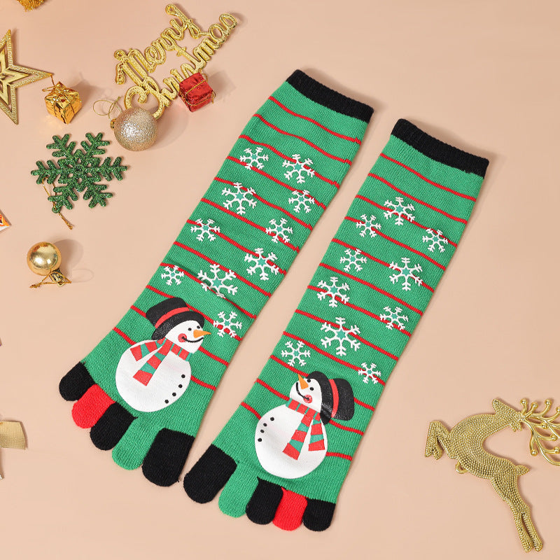 Chaussettes Cinq Orteils De Noël