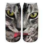 Chaussettes Créatives À Imprimé Chat