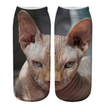 Chaussettes Créatives À Imprimé Chat