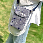 Sac À Motif Feuilles Vintage