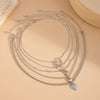 Ensemble De Collier Pendentif Coeur