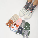 Pack De 5 Paires De Chaussettes Motif Chat