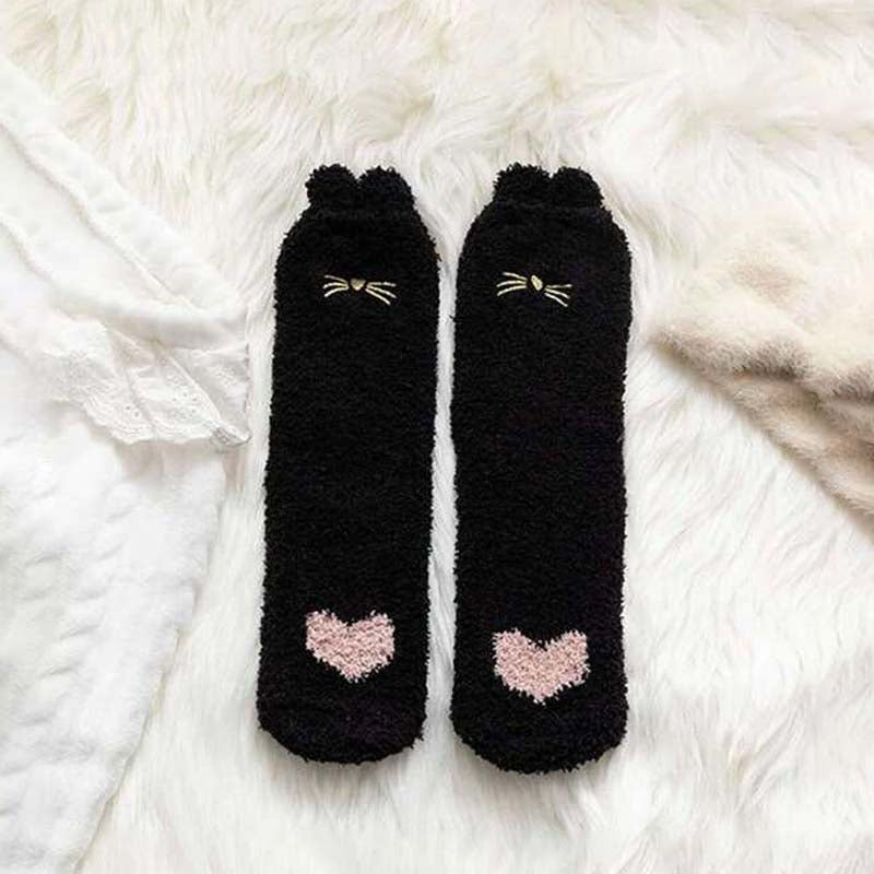 Chaussettes En Peluche De Dessin Animé