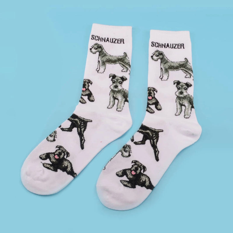 Chaussettes Décontractées À Motif De Chien