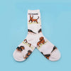 Chaussettes Décontractées À Motif De Chien