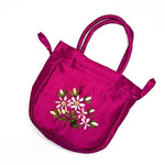 Sac De Broderie Florale Vintage