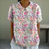 Blouse Décontractée À Imprimé Floral