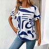 T-Shirt Abstrait Décontracté