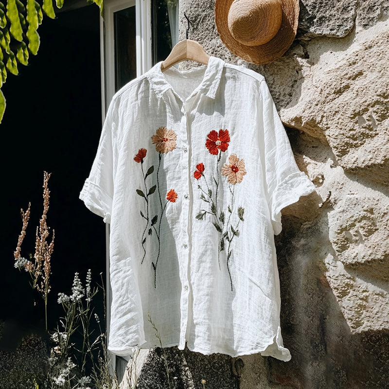 Chemisier Décontracté À Imprimé Floral