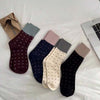 Chaussettes À Pois À Blocs De Couleurs