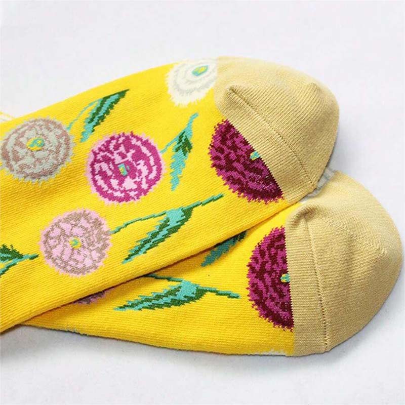 Chaussettes À Fleurs Vintage