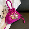 Sac De Broderie Florale Vintage