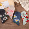 Chaussettes Fleuries Vintage