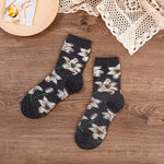 Chaussettes Fleuries Vintage