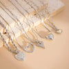 Ensemble De Collier Pendentif Coeur
