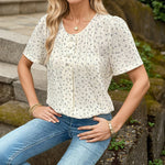 Blouse Décontractée Élégante