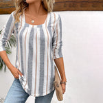 Blouse Rayée Décontractée
