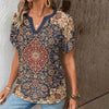 T-Shirt Imprimé Ethnique Vintage